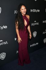 MEAGAN GOOD at Instyle and Warner Bros. 2016 Golden Globe Awards Post-party in Beverly Hills 01/10/2016