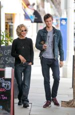 MEG RYAN and Jack Quaid Out in Los Angeles 01/19/2016