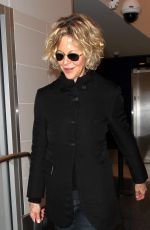 MEG RYAN Arrives at LAX Airport in Los Angeles 01/21/2016