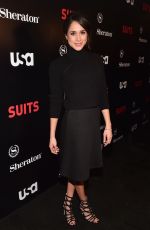 MEGHAN MARKLE at Suits Season 5 Premiere in Los Angeles 01/21/2016