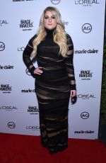 MEGHAN TRAINOR at 2016 Marie Claire’s Image Makers Awards in Los Angeles 01/12/2016