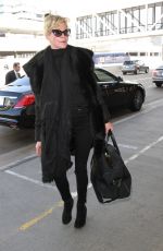 MELANIE GRIFFITH at Los Angeles International Airport 01/19/2016