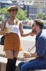 MELODY THORNTON at Opera Bay in Sydney Harbour 01/21/2016
