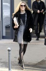 MICHELLE HUNZIKER Out and About in Milan 01/20/2016