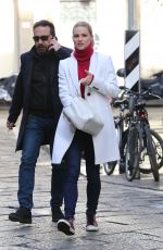 MICHELLE HUNZIKER Out and About in Milan 01/26/2016
