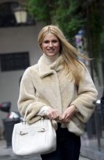 MICHELLE HUNZIKER Out in Milan 01/28/2016