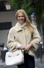 MICHELLE HUNZIKER Out in Milan 01/28/2016