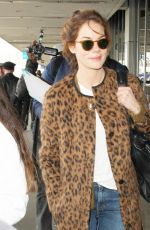 MICHELLE MONAGHAN at LAX Airport in Los Angeles 01/11/2016
