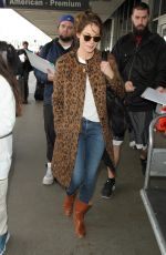 MICHELLE MONAGHAN at LAX Airport in Los Angeles 01/11/2016