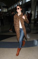 MICHELLE MONAGHAN at LAX Airport in Los Angeles 01/11/2016