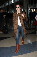 MICHELLE MONAGHAN at LAX Airport in Los Angeles 01/11/2016