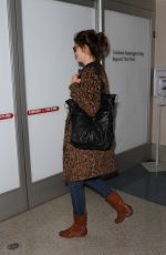 MICHELLE MONAGHAN at LAX Airport in Los Angeles 01/11/2016