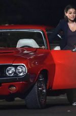 MILA KUNIS on the Set of Bad Moms 01/19/2016