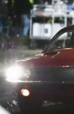 MILA KUNIS on the Set of Bad Moms 01/19/2016