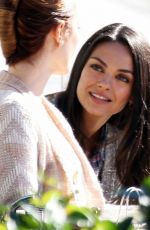 MILA KUNIS on the Set of Bad Moms in New Orleans 01/11/2016