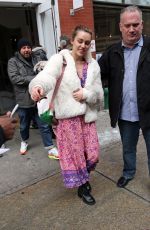 MILEY CYRUS Leaves ABC Kitchen in New York 01/18/2016