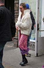 MILEY CYRUS Leaves ABC Kitchen in New York 01/18/2016