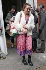 MILEY CYRUS Leaves ABC Kitchen in New York 01/18/2016
