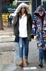 MINKA KELLY Leaves Madeos Restaurant in Los Angeles 01/06/2016