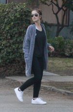 MINKA KELLY Leaves Marie Nails in Los Angeles 01/21/2016