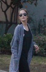 MINKA KELLY Leaves Marie Nails in Los Angeles 01/21/2016