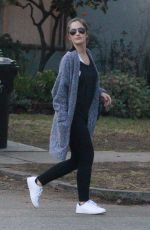 MINKA KELLY Leaves Marie Nails in Los Angeles 01/21/2016