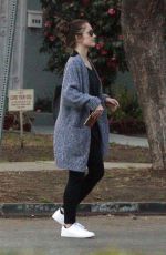 MINKA KELLY Leaves Marie Nails in Los Angeles 01/21/2016