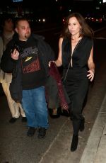 MINNIE DRIVER at Boa Steakhouse in West Hollywood 01/09/2016
