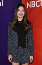 MIRANDA COSGROVE at NBC/Universal 2016 Winter TCA Tour in Pasadena 01/13/2016