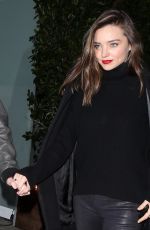 MIRANDA KERR and Evan Spiegel Night Out in Beverly Hills 01/07/2016