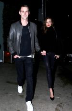 MIRANDA KERR and Evan Spiegel Night Out in Beverly Hills 01/07/2016