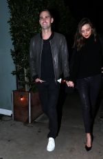 MIRANDA KERR and Evan Spiegel Night Out in Beverly Hills 01/07/2016