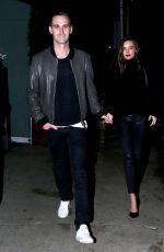 MIRANDA KERR and Evan Spiegel Night Out in Beverly Hills 01/07/2016