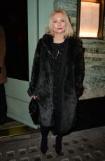 MYANNA BURING at a Private Dinner of Creme De La Mer in London 01/21/2016