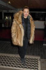 MYANNA BURING Leaves Trafalgar Studios 01/15/2016