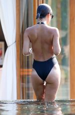 MYLEENE KLASS in Swimsuit at a Pool in Thailand 01/03/2016