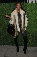 NAOMI HEDMAN at The Colony Club in London 01/26/2016