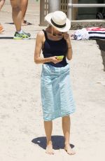 NAOMI WATTS in Swimsuit at Bondi Beach in Sydney 01/01/2016