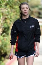 NATALIE DORMER in Shorts Out for Walk in Hollywood 01/11/2016