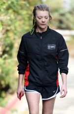 NATALIE DORMER in Shorts Out for Walk in Hollywood 01/11/2016