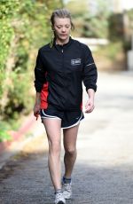 NATALIE DORMER in Shorts Out for Walk in Hollywood 01/11/2016