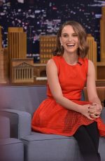 NATALIE POERTMAN at Tonight Show with Jimmy Fallon in New York 01/27/2016