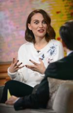 NATALIE PORTMAN at Good Morning America in New York 01/27/2016