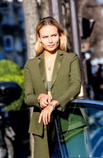 NATASHA POLY on the Set of a Photoshoot in Paris 01/26/2016