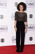 NATHALIE EMMANUEL at 2016 People’s Choice Awards in Los Angeles 01/06/2016