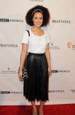 NATHALIE EMMANUEL at BAFTA Los Angeles Awards Season Tea in Los Angeles 01/09/2016