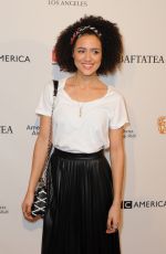 NATHALIE EMMANUEL at BAFTA Los Angeles Awards Season Tea in Los Angeles 01/09/2016