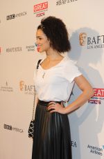 NATHALIE EMMANUEL at BAFTA Los Angeles Awards Season Tea in Los Angeles 01/09/2016