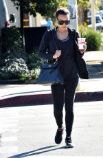 NAYA RIVERA Leaves Nine Zero One Salon in West Hollywood 01/26/2016
