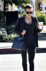 NAYA RIVERA Leaves Nine Zero One Salon in West Hollywood 01/26/2016